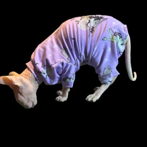 Custom-Made Cat Onesie Pajamas – Made to Order for Your Wrinkle Butt