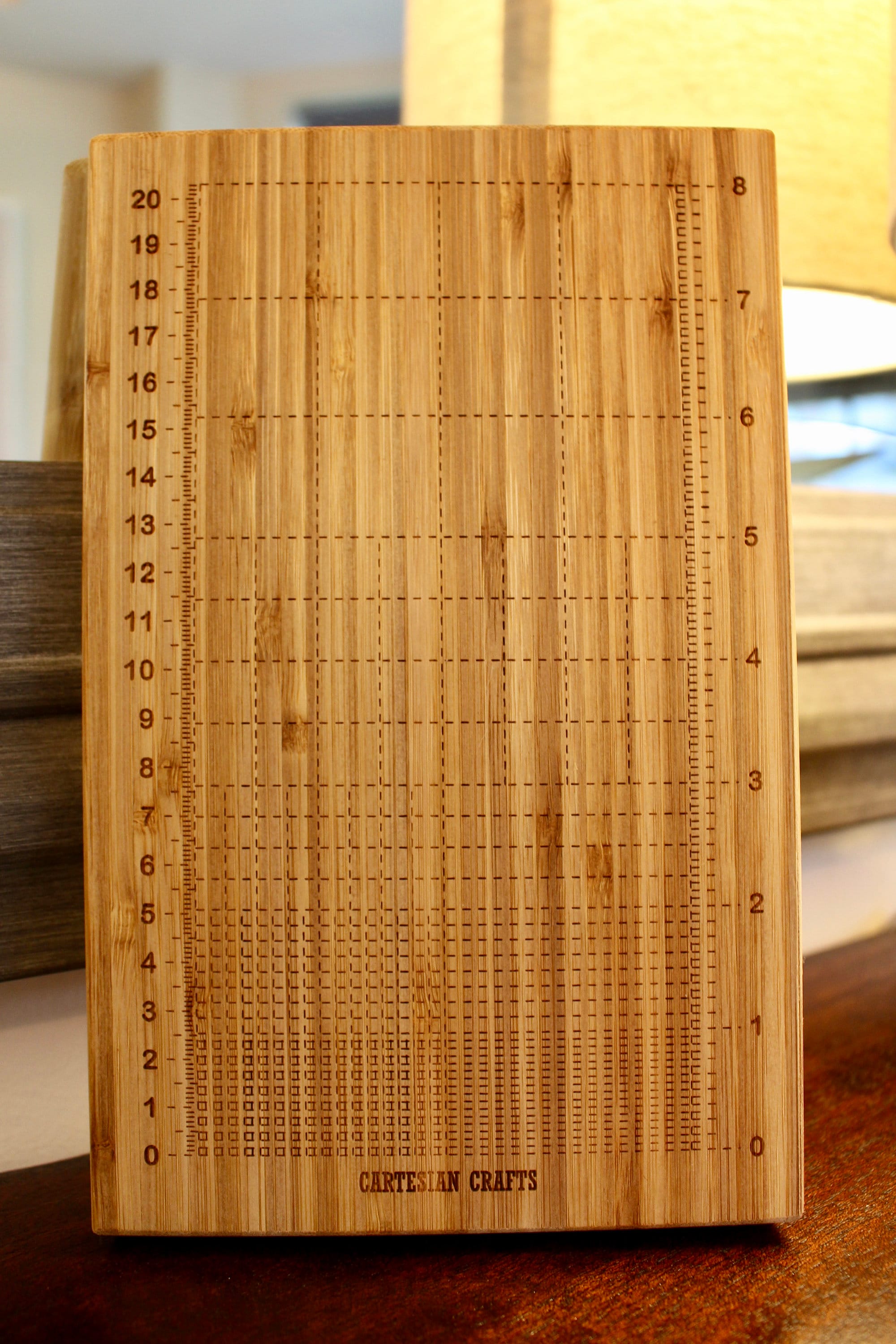 Measuring Cuts Bamboo Cutting Board Etsy
