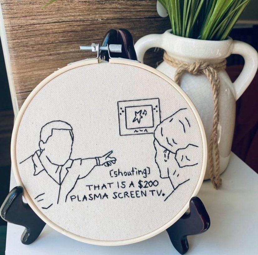 The Office Office Inspired Embroidery Pattern Embroidery Etsy