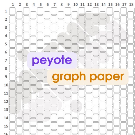 Peyote graph paper - etsy