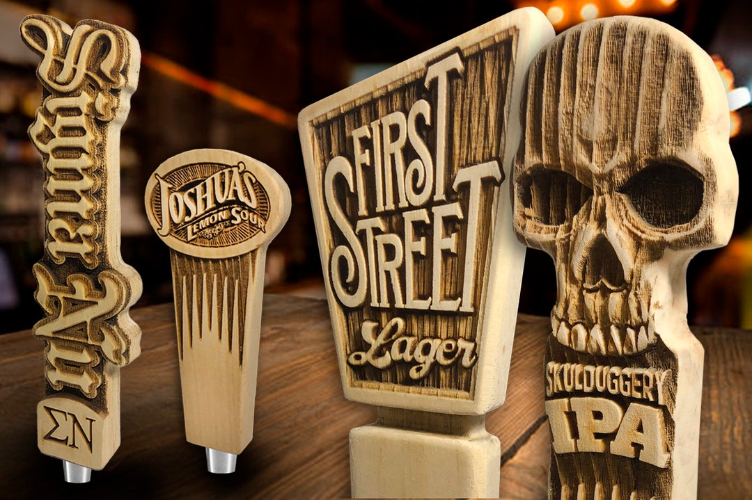 Customized Beer Tap Pull Handles Etsy