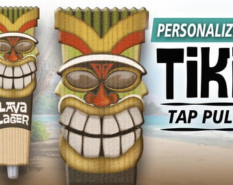 Personalized Tiki Tap Pull
