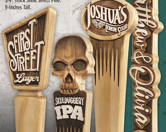 Personalized Beer Tap Pull Handles