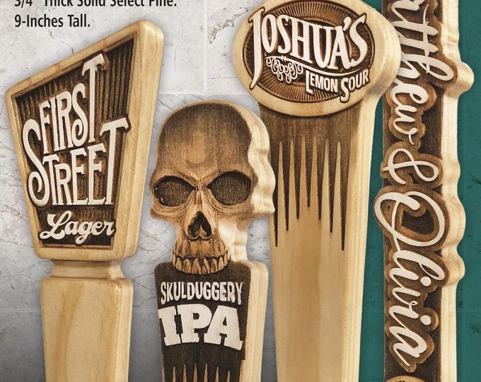 Personalized Beer Tap Pull Handles