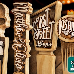 Personalized Beer Tap Pull Handles