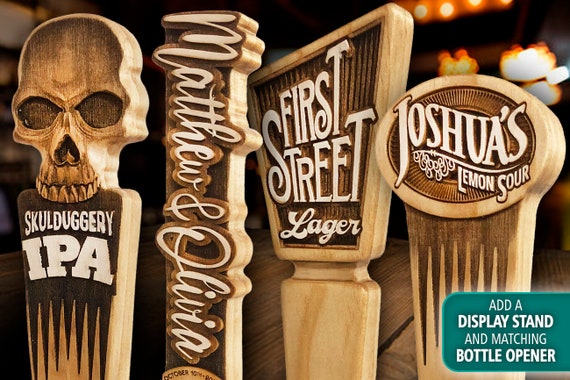 Personalized Beer Tap Pull Handles