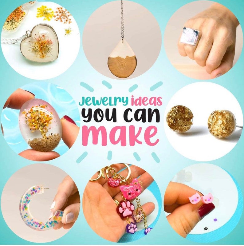 Resin Jewelry Making Starter Kit 77 Pieces/Kits for Beginners Etsy