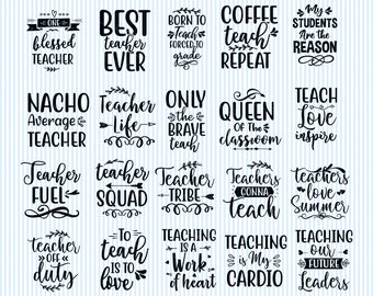 Download Teacher Svg Bundle Etsy