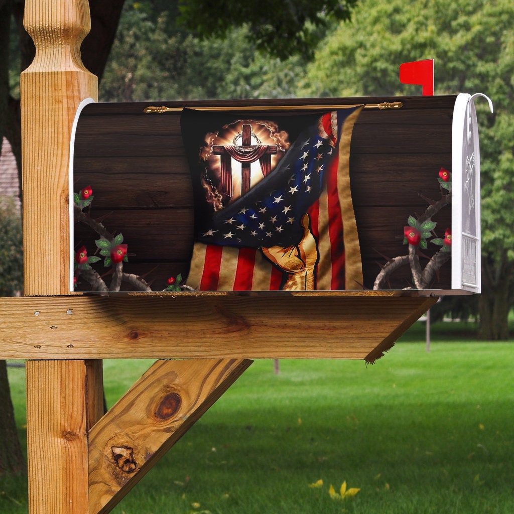 Jesus Christian Mailbox Cover Best Seller Unique Design Etsy