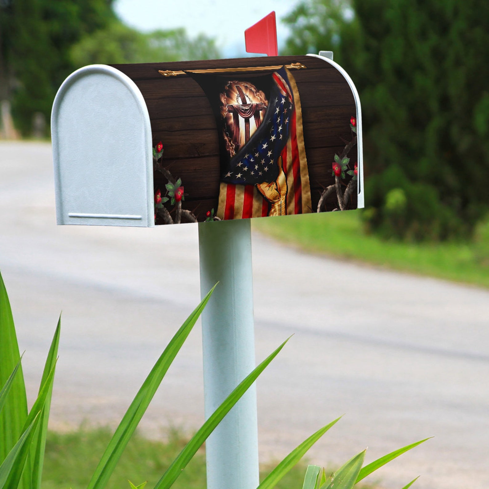 Jesus Christian Mailbox Cover Best Seller Unique Design Etsy