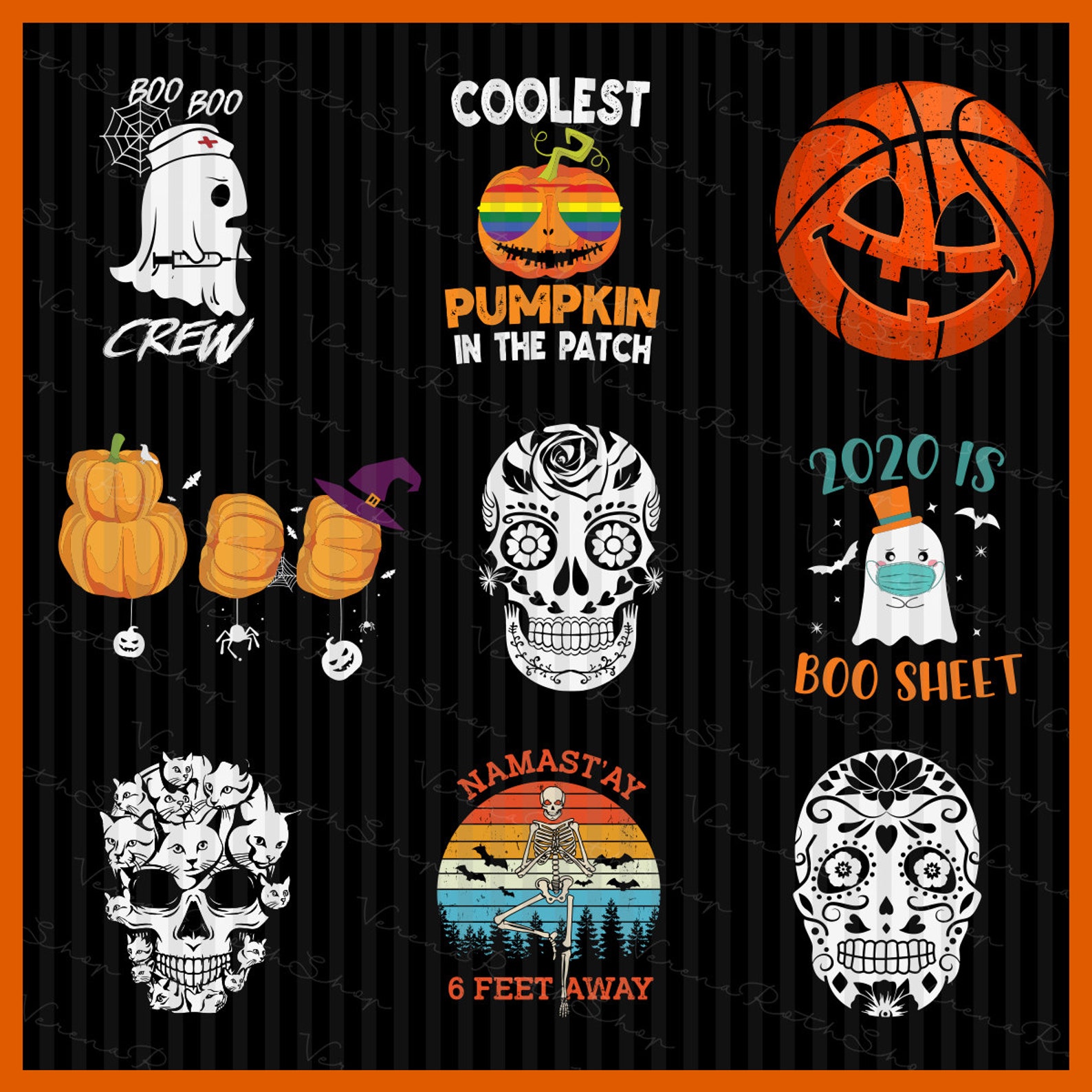 Halloween Svg Bundle Vintage Halloween svg Happy Halloween | Etsy