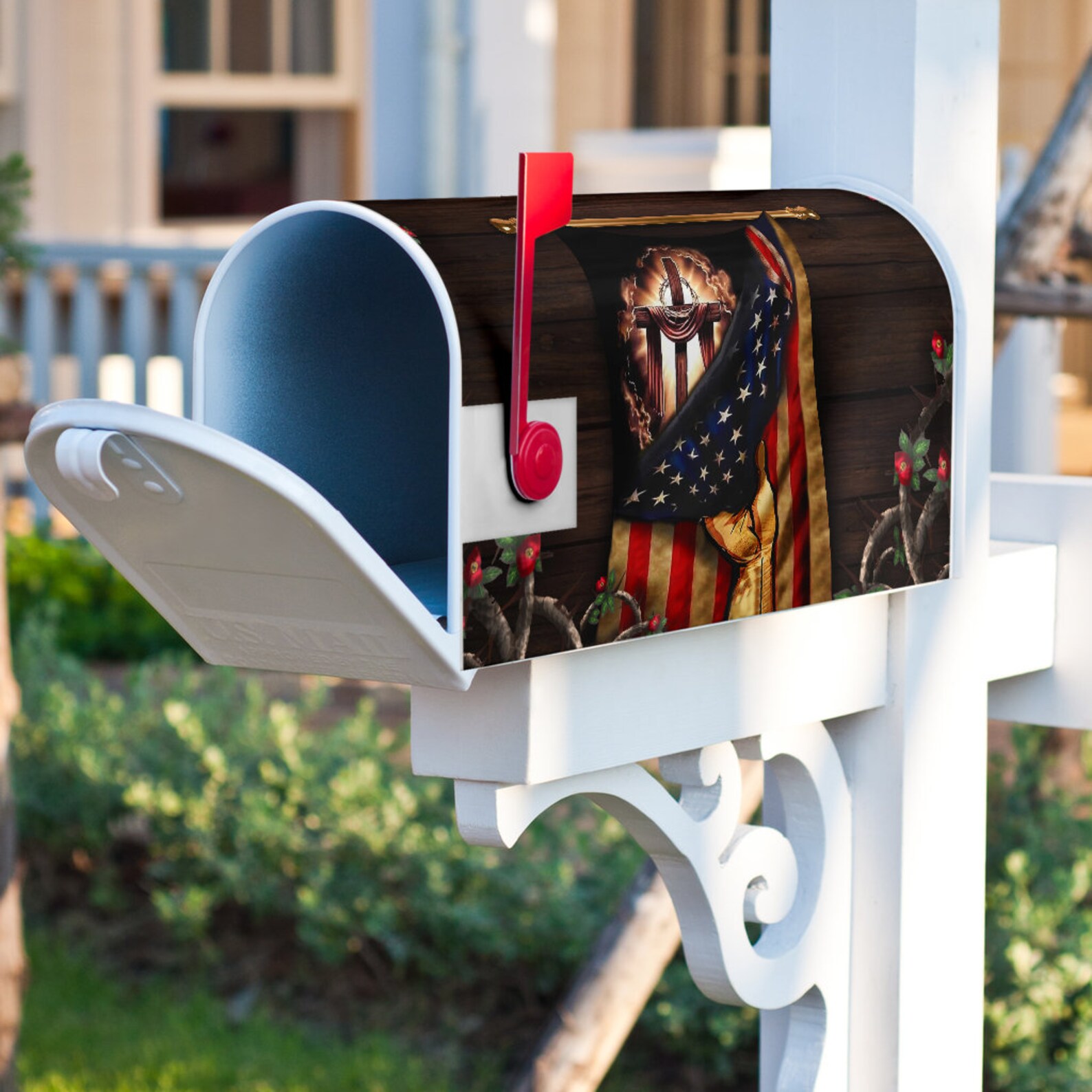 Jesus Christian Mailbox Cover Best Seller Unique Design Etsy