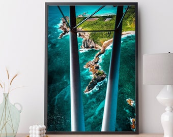 Tirage photo édition limitée - Survol de la Guadeloupe -