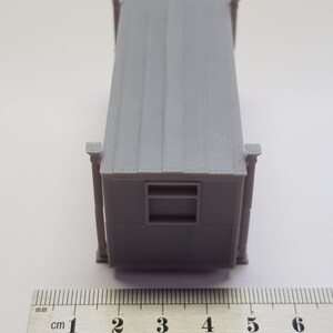 3D Printed OO scale Site PortaCabin for Model Railway image 3