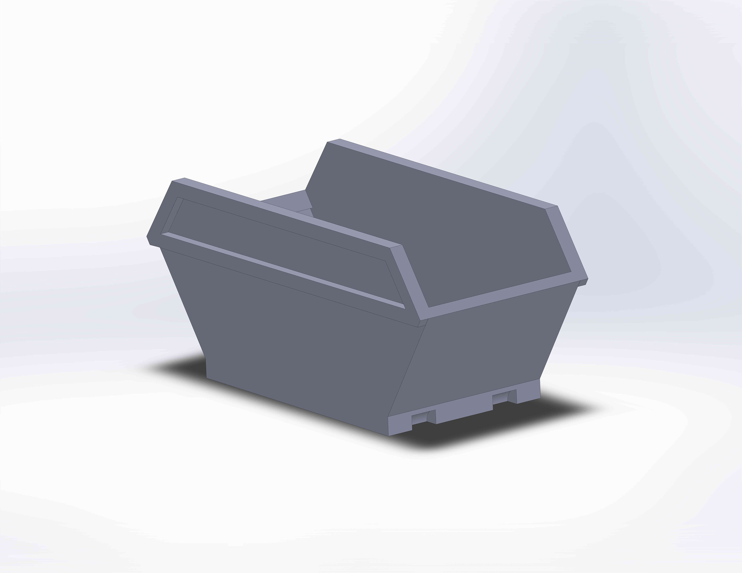 Digital STL File 1:1 Scale 14 Yard Skip for Model Railway - Etsy UK