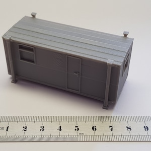 Digitale STL File 1:1 schaal Site PortaCabin voor Modelspoor