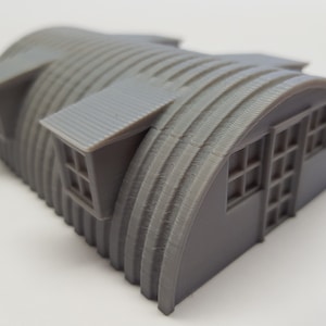 Digital STL File 1:1 scale Nissen Hut for Model Railway