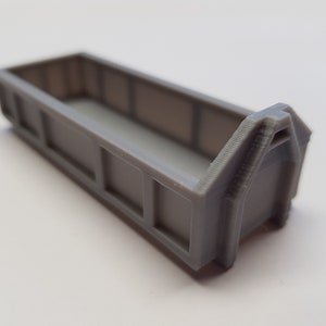Digitaal STL-bestand 1:1 schaal 20 Yard Roll on Roll off Skip STL-bestand voor modelspoorbaan