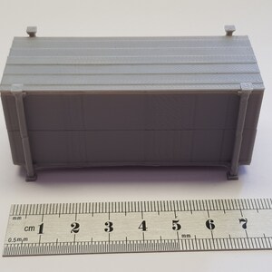 3D Printed OO scale Site PortaCabin for Model Railway image 4