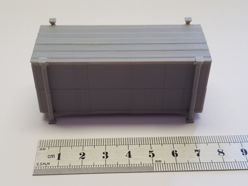 3D Printed OO scale Site PortaCabin for Model Railway image 4