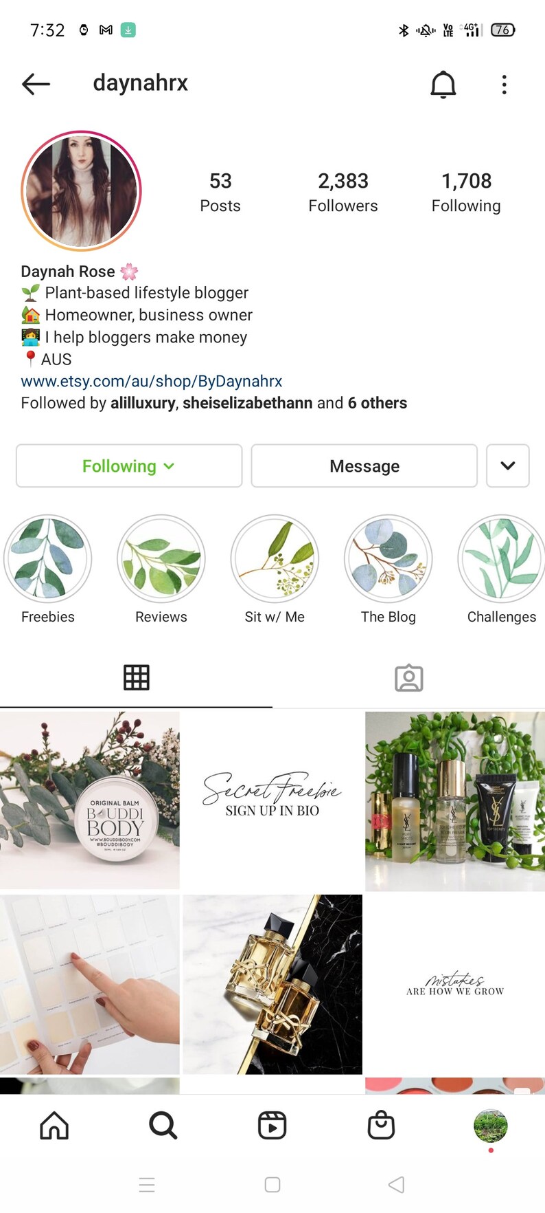 Floral Instagram Highlight Covers Plant Themed Instagram Icons Set of