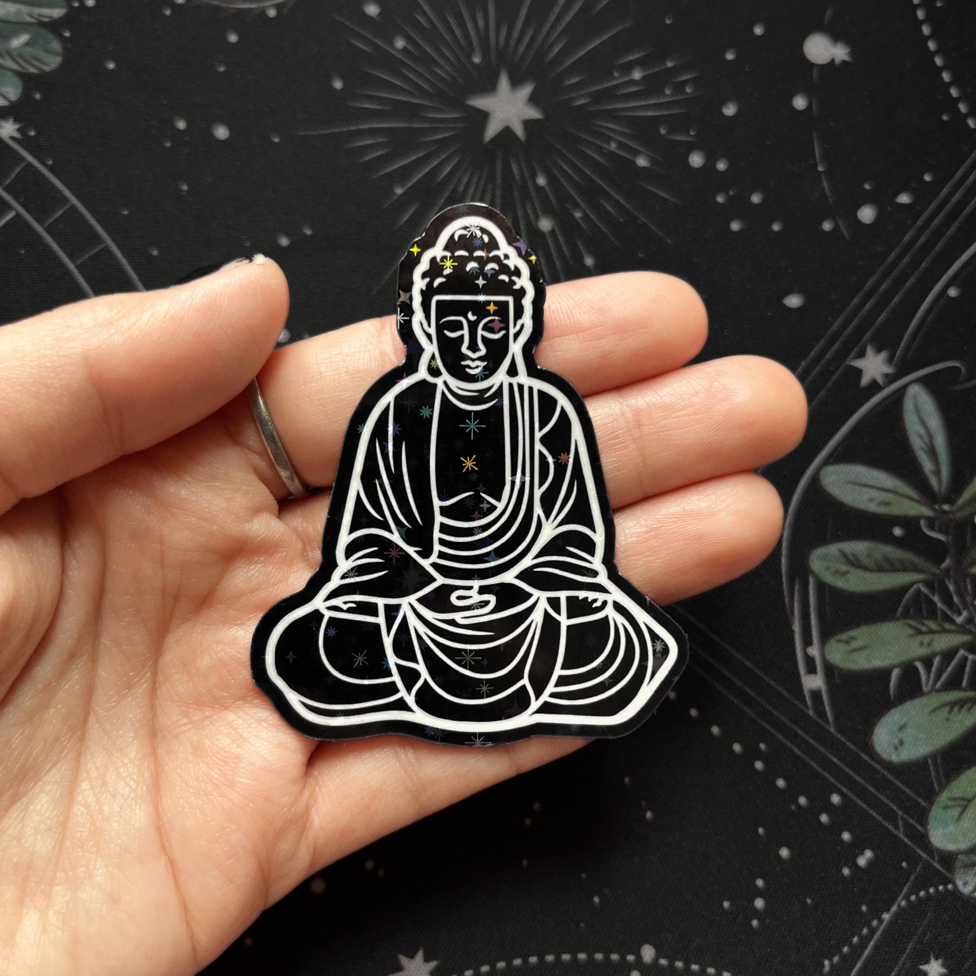 Buddha Vinyl Sticker, Buddhist Stickers, Spiritual Stickers, Hippie ...