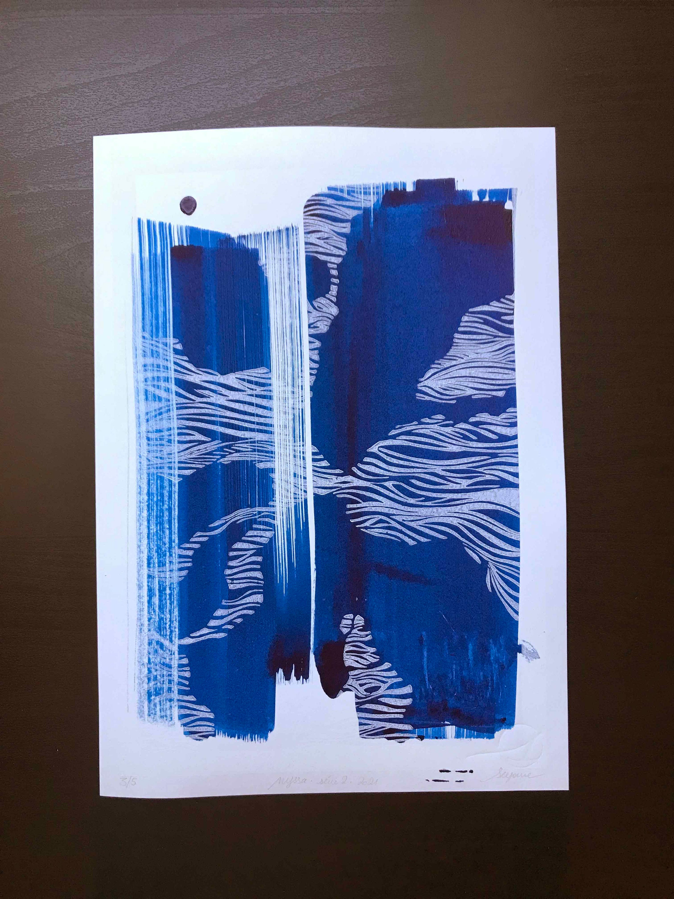 Estampe Peinture Impression