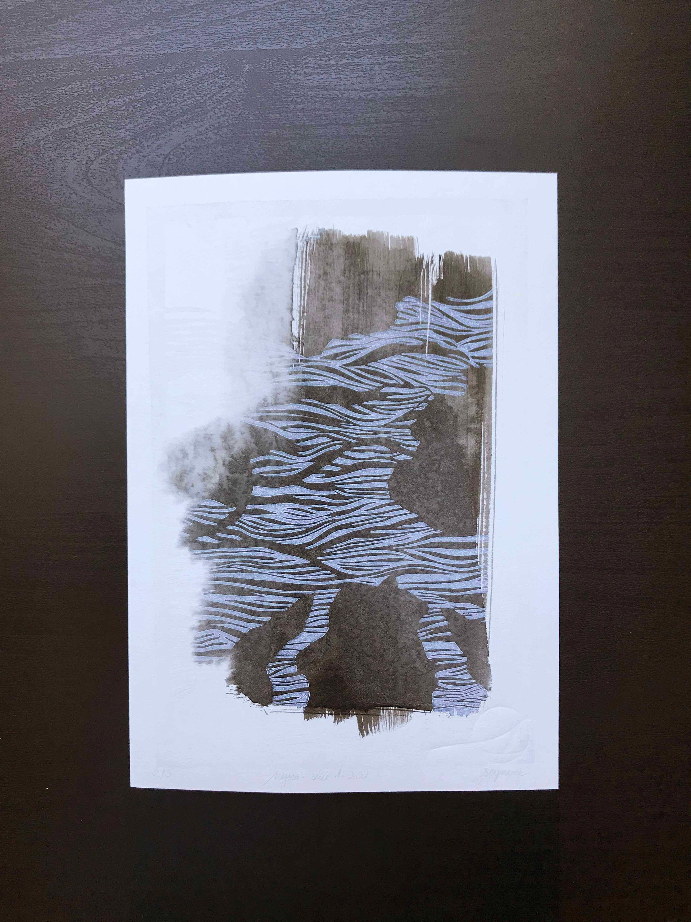 Gravure Sur Papier Linogravure
