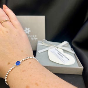 BIRTHSTONE BRACELET, birthday gift for her, September birthday, gifts for her, birthday gifts, birthstone gift, personalised gift for her