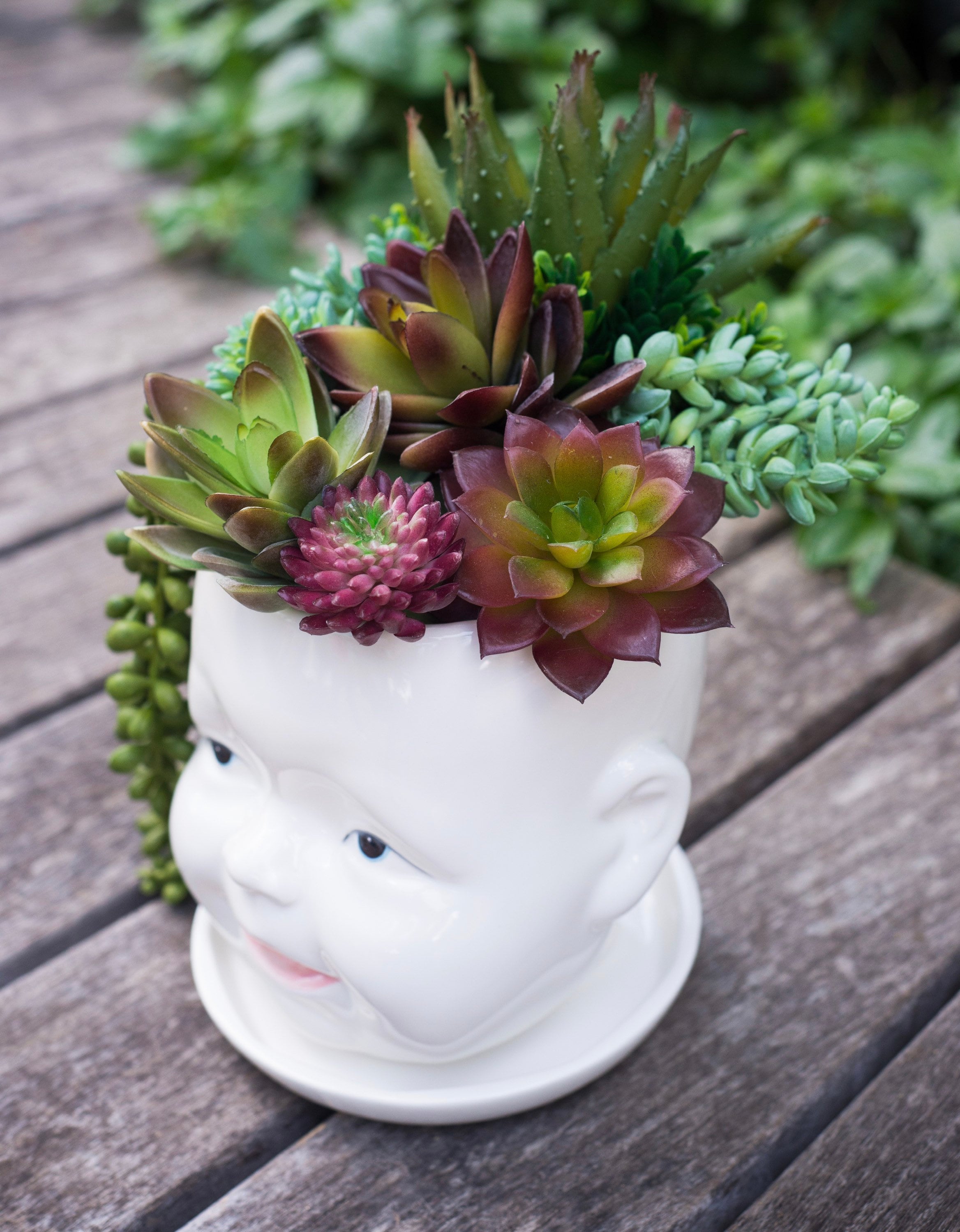 Doll head planter - Etsy 日本