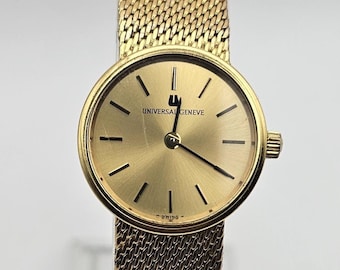 【ロックス商品】Universal  Geneve  Bracelet UNIVERSAL Geneve Rare Vintage 1970 Gay Freres Steel Watch