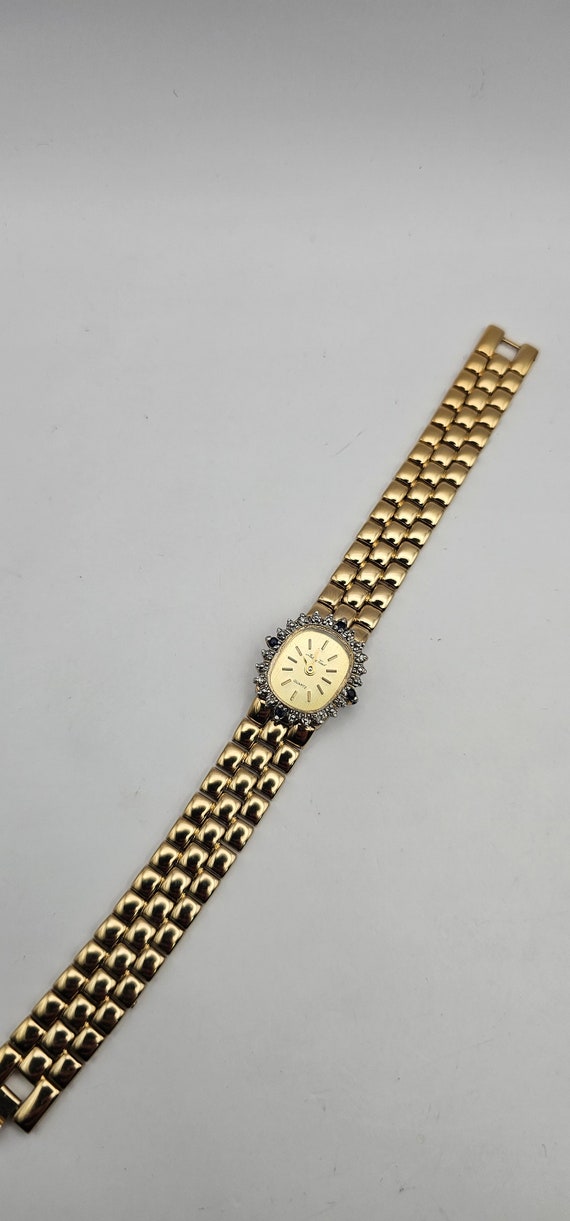 Beautiful vintage Silver and  gold Mathey Tissot woman’s wrist watch running Vintage Mathey-Tissot Mechanical Watch | Gold-tone Watch for  main image 2