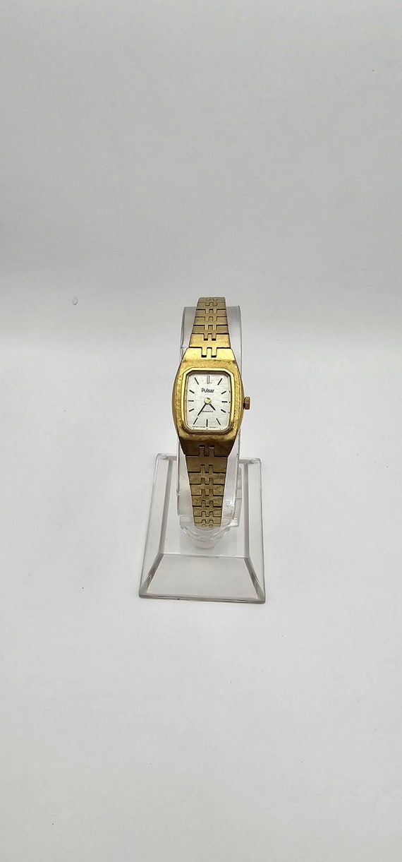 Beautiful Ladies Pulsar by Seiko gold tone watch … - image 6