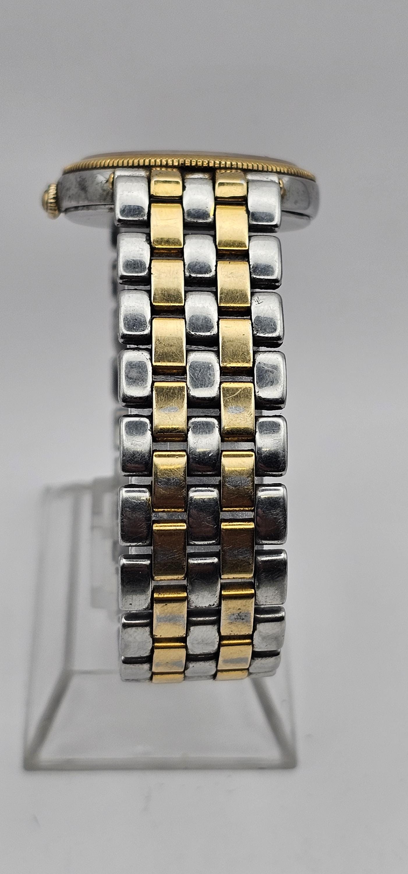 Ultra Rare & Vintage SEIKO Day Date 2 Tone Gold and Silver Watch