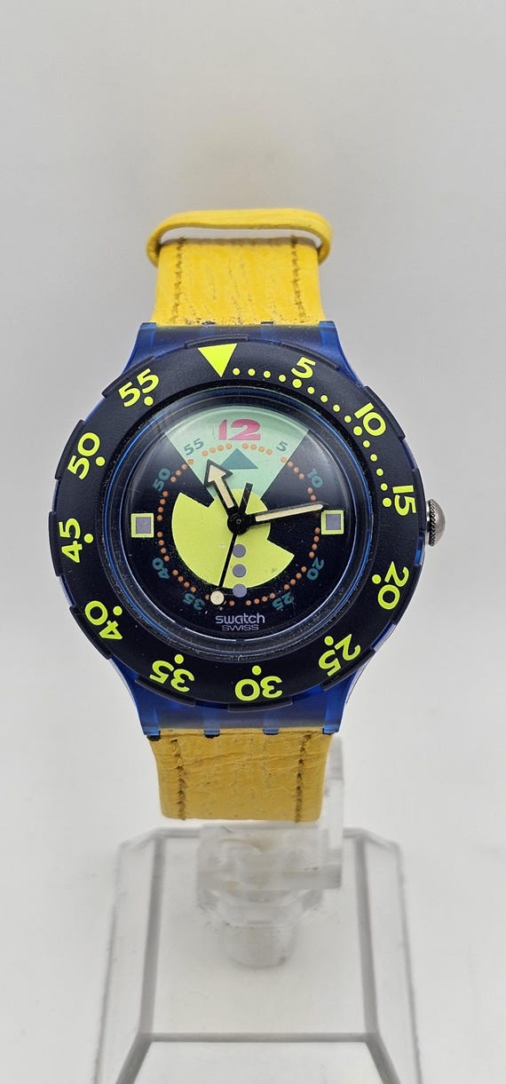 swatch 夜光 デッドストック scuba ダイバー 90年代 美品 Yahoo!オークション -「スウォッチ swatch スクーバ