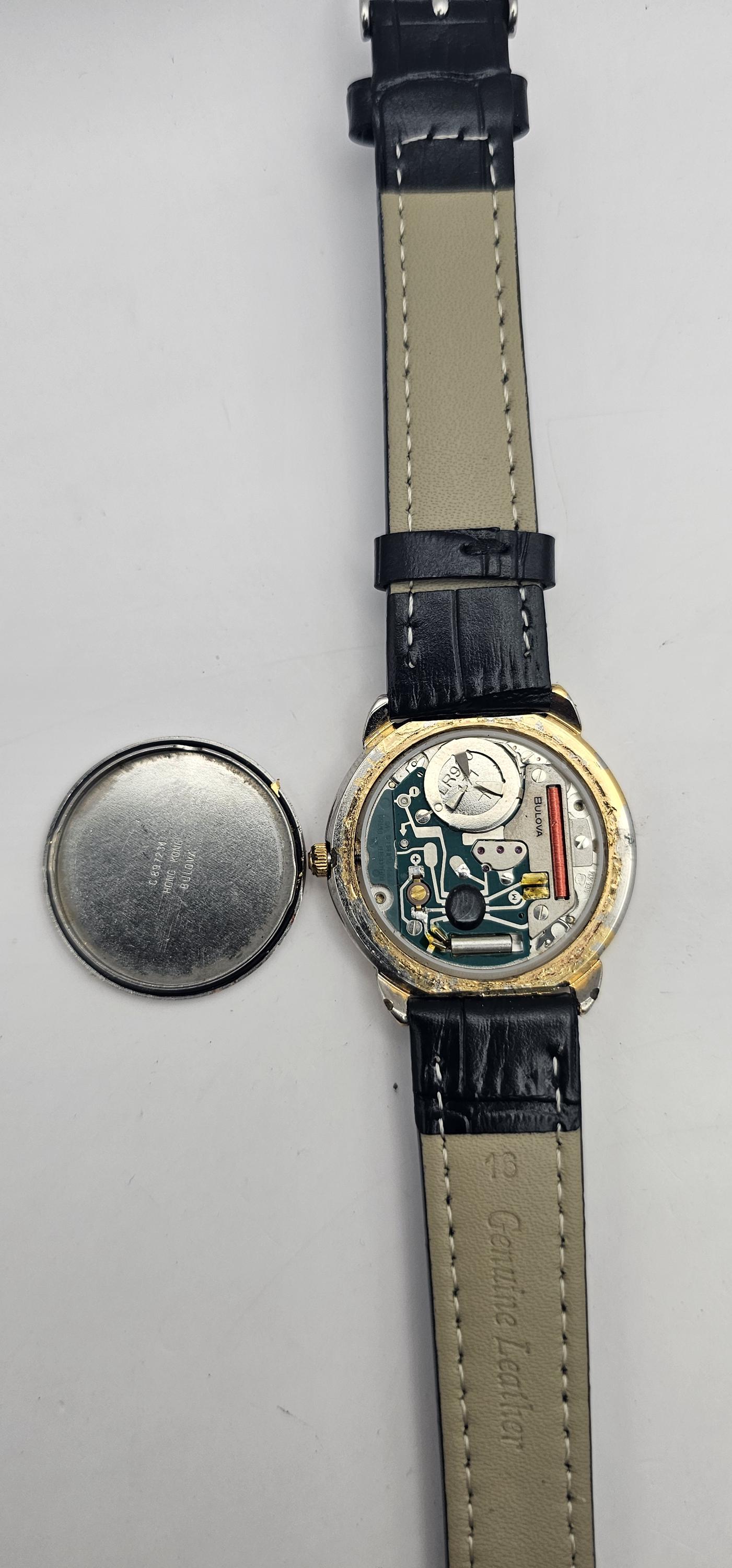 A Beautiful Vintage Bulova Gold Tone Ladies Date Watch  display picture 2
