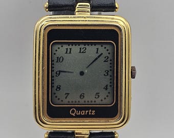 1997 Vintage Fossil Blue BQ-9182 mens wristwatch Date  display picture 3