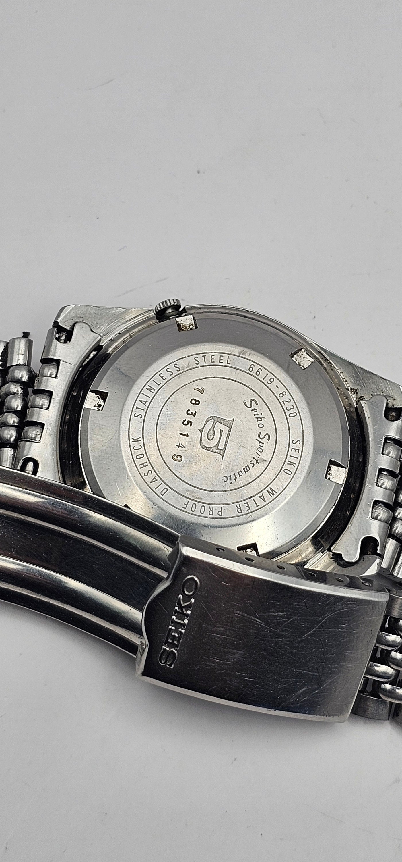 希少　美品稼働 ビンテージ時計6619-8230 Vintage 38mm 1967 Seiko 6619-8230 Sportsmatic Men's Automatic