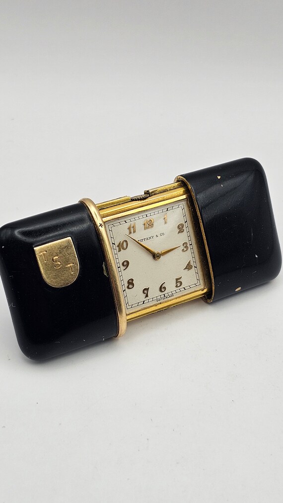 Incredibly Rare Tiffany and Co Travel watch Mecha… - image 1