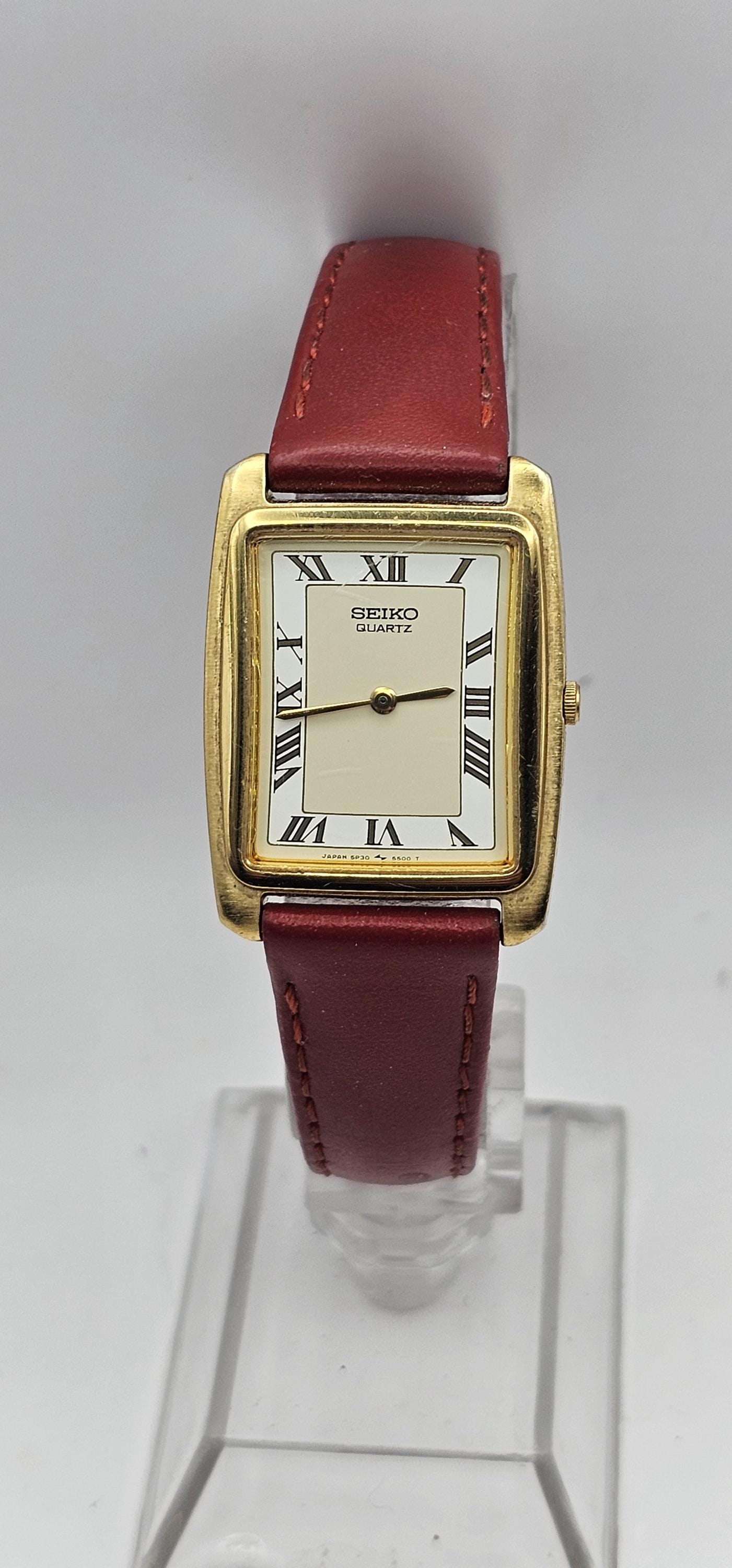 SEIKO セイコー 5P30-5A89 スクエア タンクTANK SEIKO セイコー 5P30-5A89 スクエア タンクTANK - メルカリ
