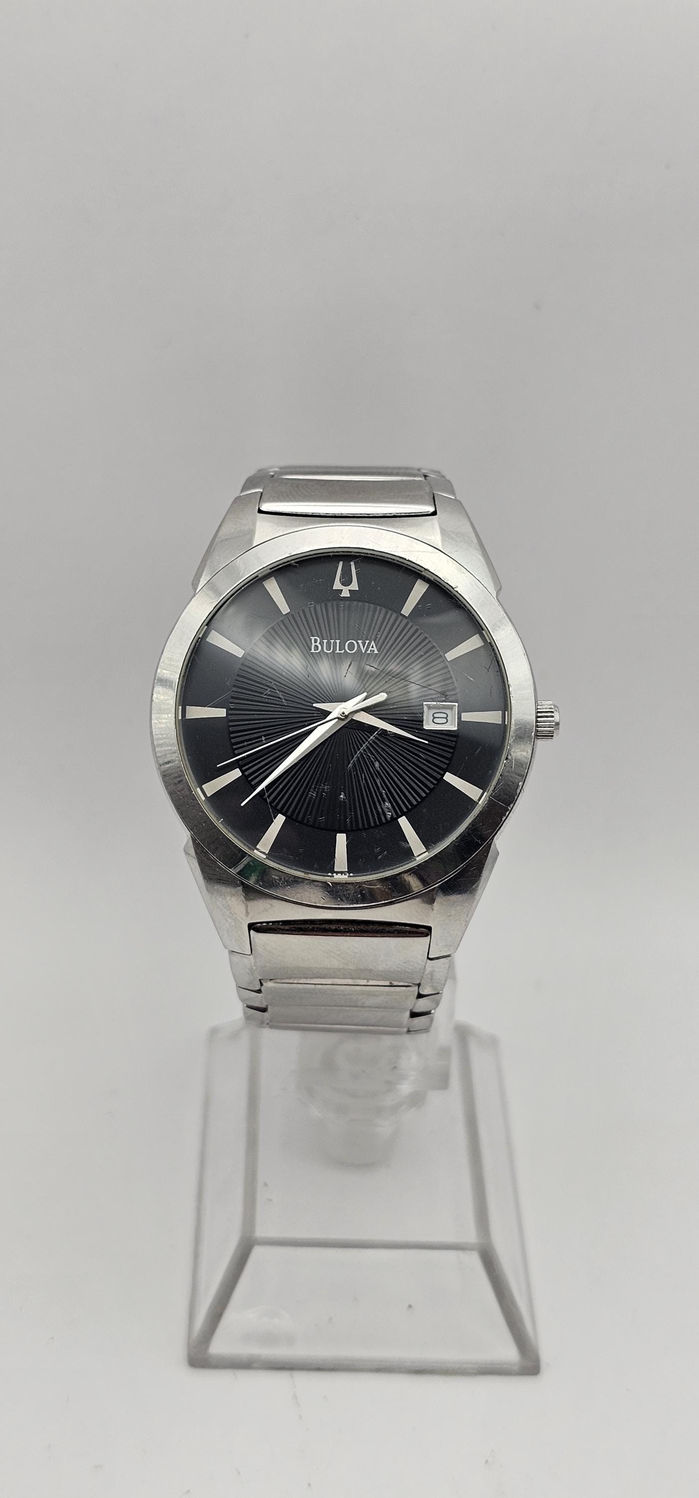 bulova dress classic stainless steel watch 96b149 men Men's Quartz watch
