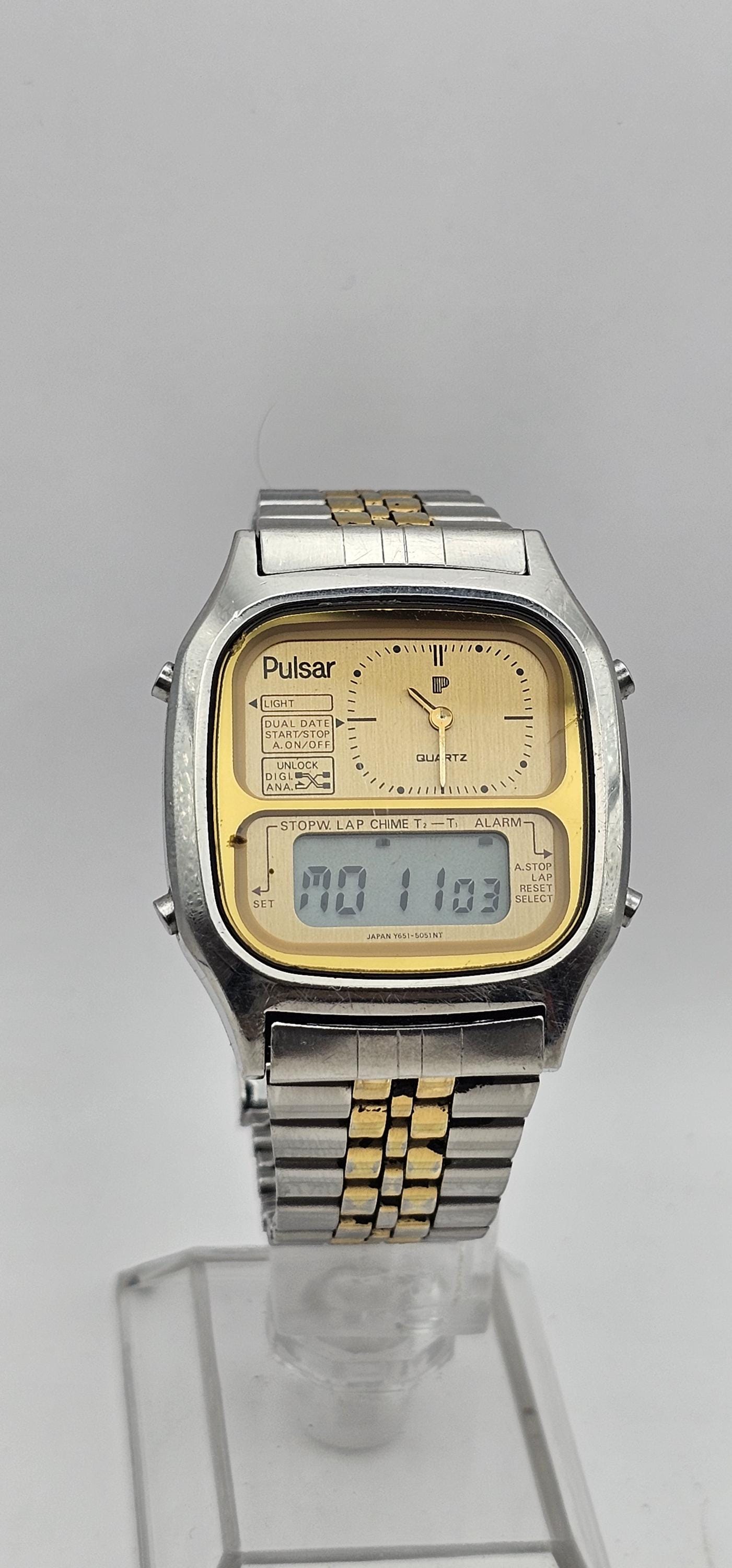 Pulsar digital watch - Etsy 日本