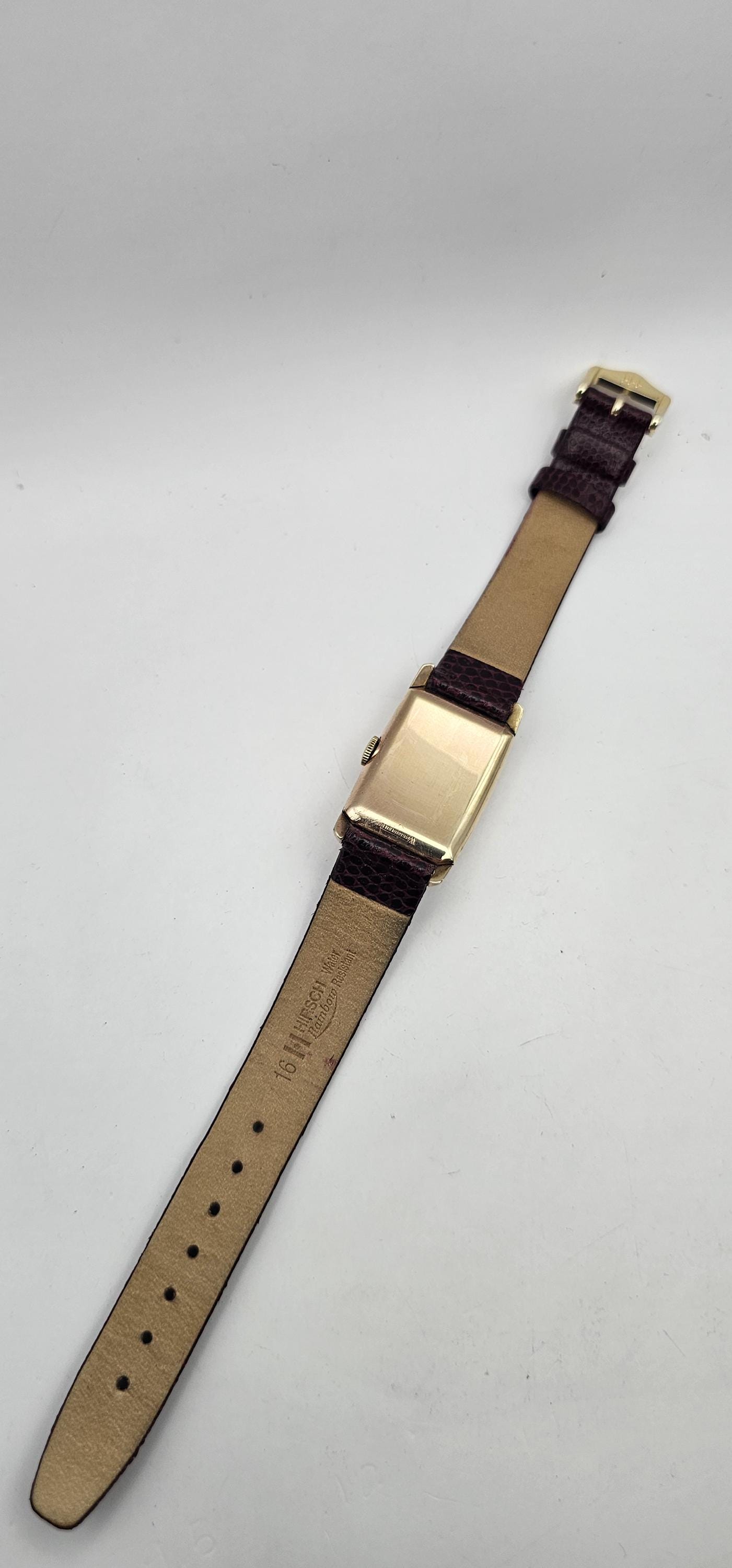 Amazing Vintage Hamilton Tank Watch, Subseconds, 14K Gold Filled Case ...