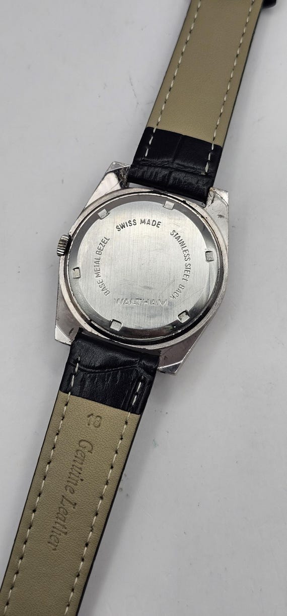 Amazing Vintage 34mm Waltham Swiss Made Day Date Men Watch, Manual