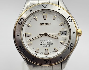 Beautiful Vintage 1982 Seiko Lassale Tank Quartz - 6020-5839 Mens