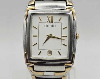 Vintage Seiko DX Automatic 17 Jewel TV Deep Sea Blue Dial