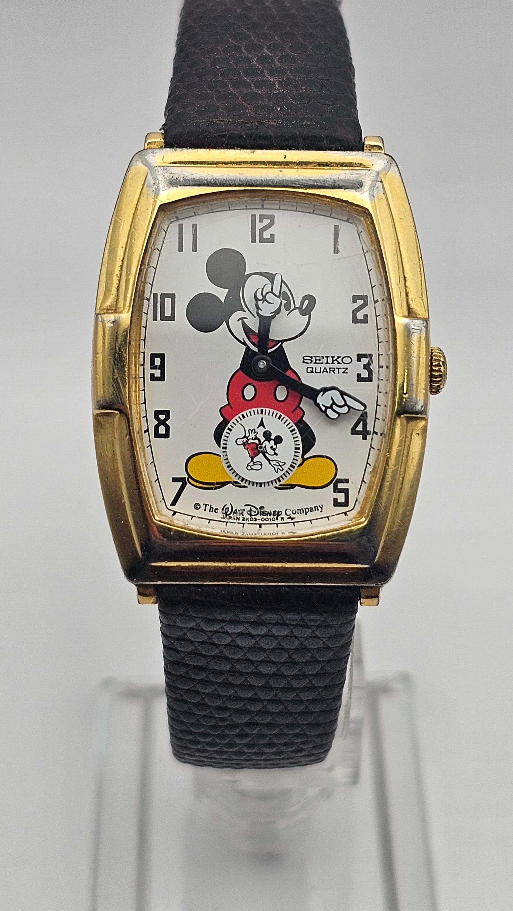 Classic Disney Pie-eye Mickey Mouse 60th Anniversary Watch With a 