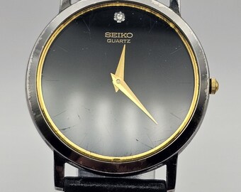 SEIKO 真鍮・ガラス目覚時計ビンテージ Black Face 正確に稼働