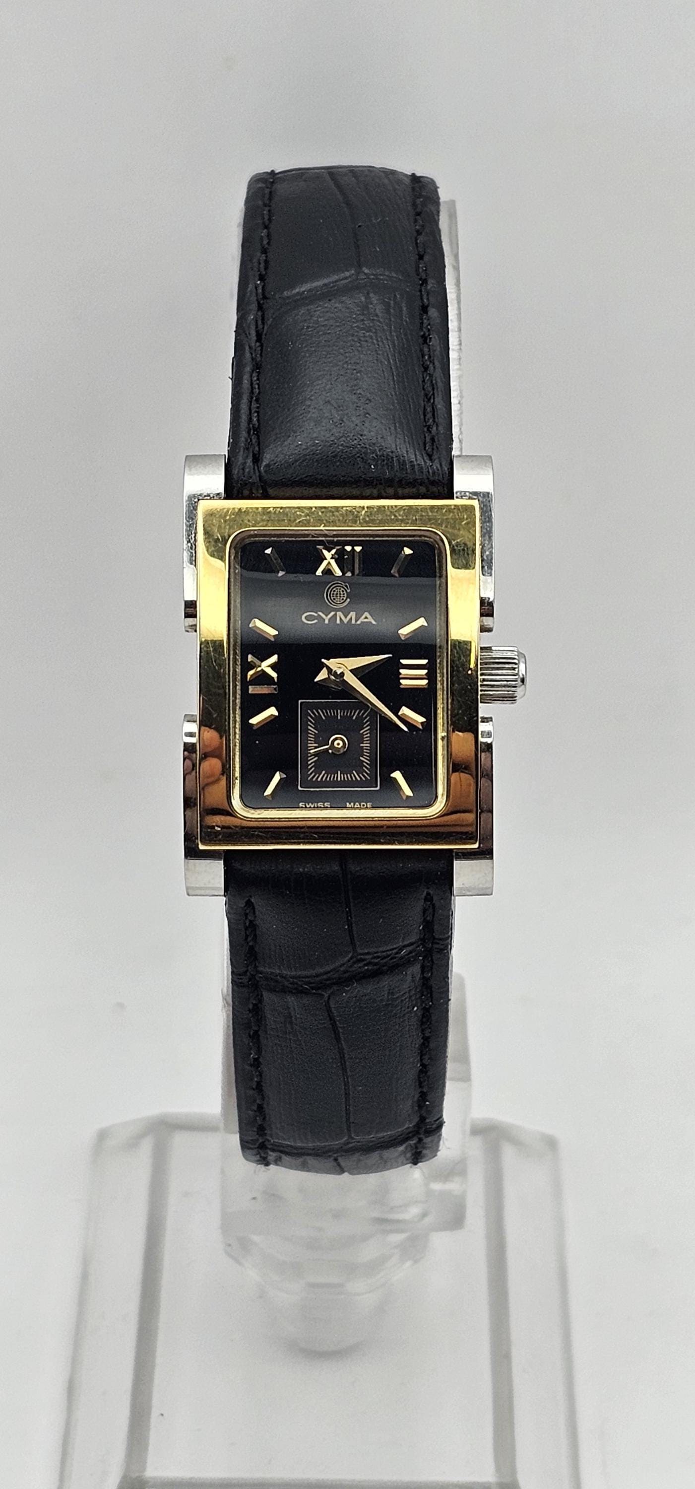 Vintage Amazing Swiss Cyma Le Lcole Ladies Two Tone Gold  display picture 1