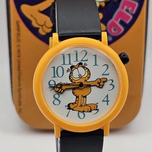 【希少】ガーフィールド★Armitron 時計 新ベルト 新電池 ヴィンテージ Armitron Garfield Watch - Etsy